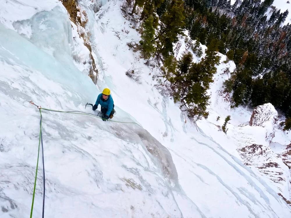 ice climbing