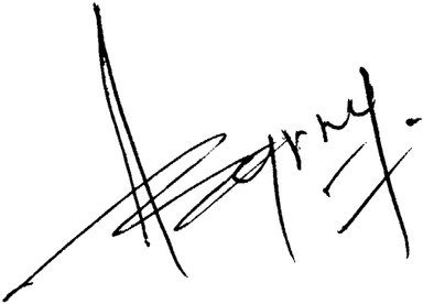 Signature of CEO